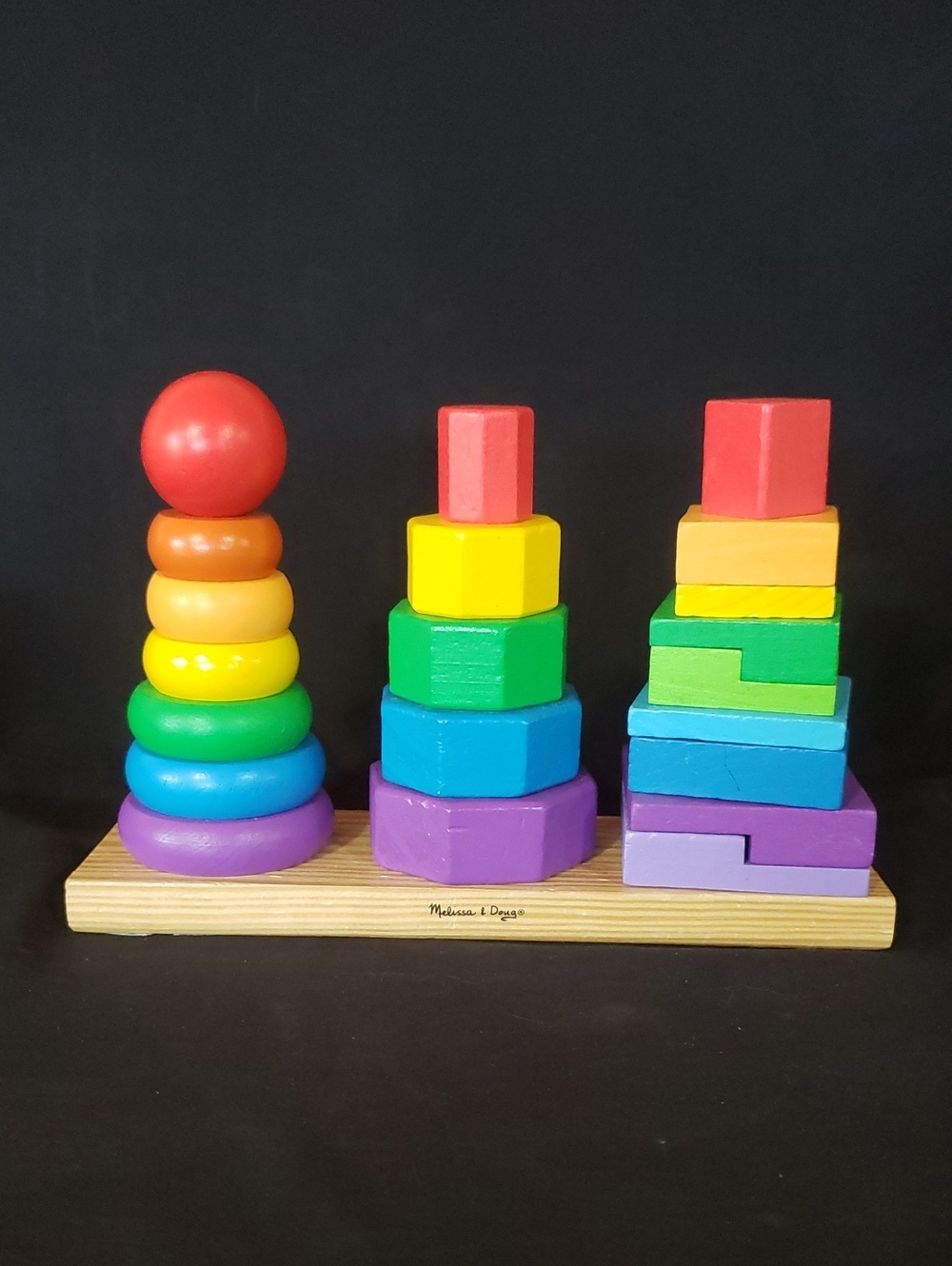 🧩Melissa & Doug Geometric Stacker - 2 for $18🧩